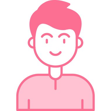 avatar. Web simgesi basit illüstrasyon