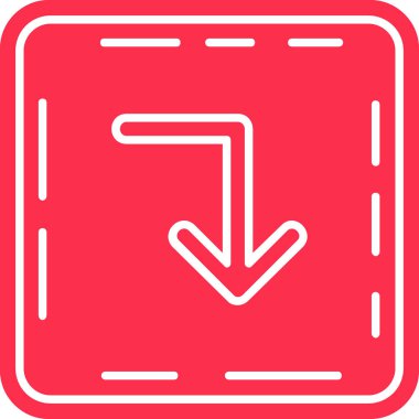 Ok Simgesi Vektör İllüstrasyon Tasarımı