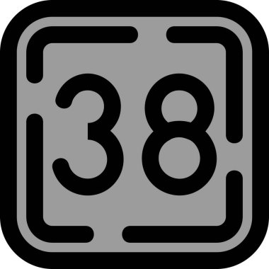 Takvim simgesi, vektör çizimi