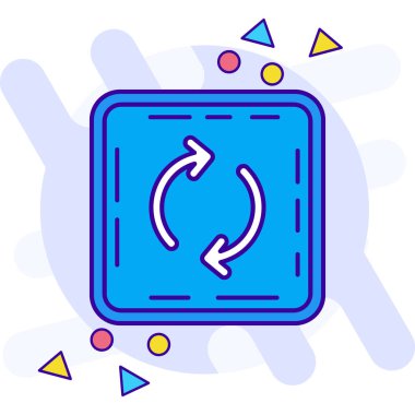 Vektör içinde ok simgesi