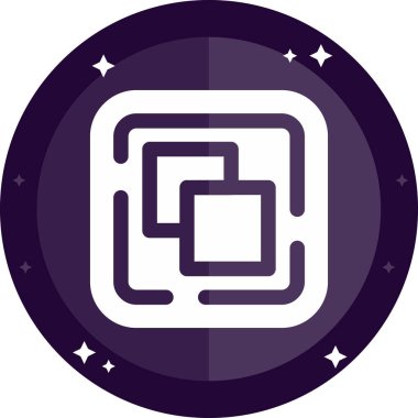 Modern otomatik simgenin vektör illüstrasyonu