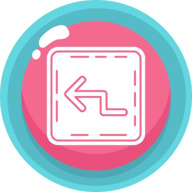 Modern oto tamir simgesinin vektör illüstrasyonu