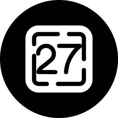 vektör Takvimi Simgesi illüstrasyonu