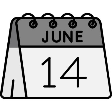 Takvim simgesini, basit tarzı