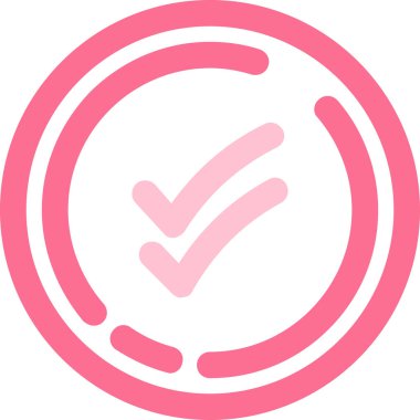 Tamam. Web simgesi basit illüstrasyon