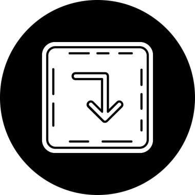 Glyph ters vektör resimlemesini kıs