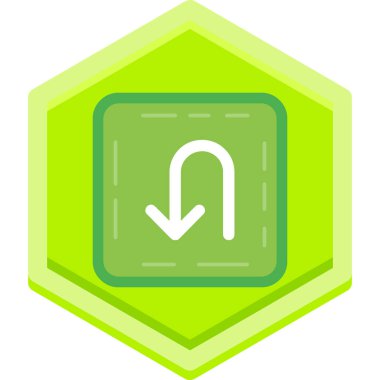 ok simgesinin vektör illüstrasyonu