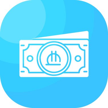 Soyut arkaplanda dolar işareti simgesi izole edildi