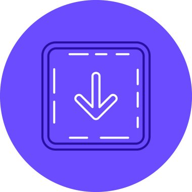 ok simgesinin vektör illüstrasyonu