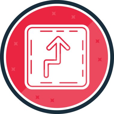 Ok. Web simgesi basit illüstrasyon