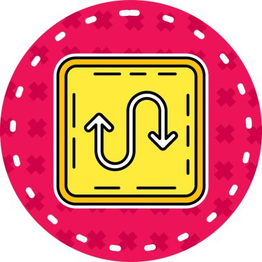 Casino çip simgesi. Casino çip vektör simgesi web için basit örnek