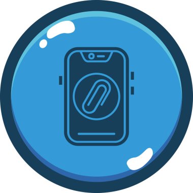 - Telefon. Web simgesi basit illüstrasyon