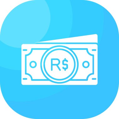 Dolar. Web simgesi basit illüstrasyon