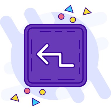 Ok. Web simgesi basit tasarım