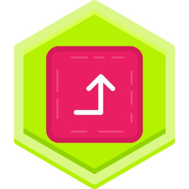 ok simgesi vektör illüstrasyonu