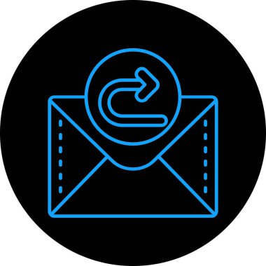 E- posta simgesi vektör illüstrasyonu