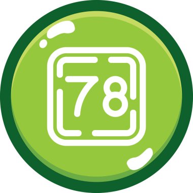 Yeşil ve siyah arkaplanlı modern bir simgenin vektör çizimi