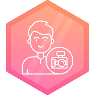 Bir resim simgesinin vektör illüstrasyonu