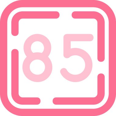 9 numaralı simge tasarım vektörü