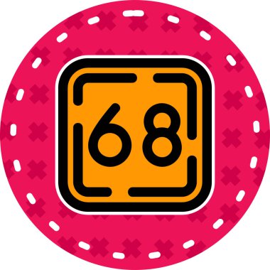 casino chip icon in trendy style isolated background