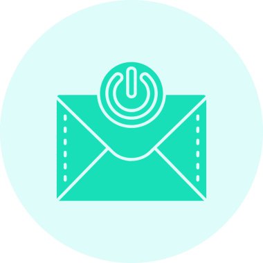 zarf e- posta simgesi vektör illüstrasyon tasarımı