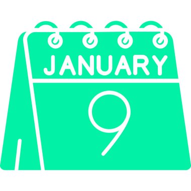 1 Ocak tarih simgesi