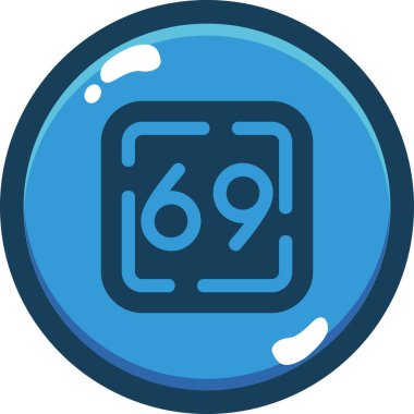 Moda stili izole edilmiş 886 simgesi