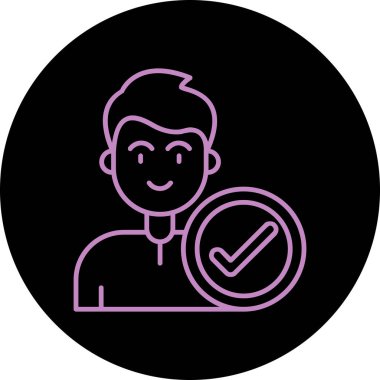 Sakallı bir adamın vektör çizimi