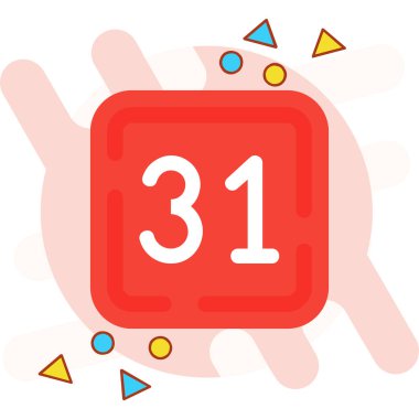 3 numaralı vektör simgesi