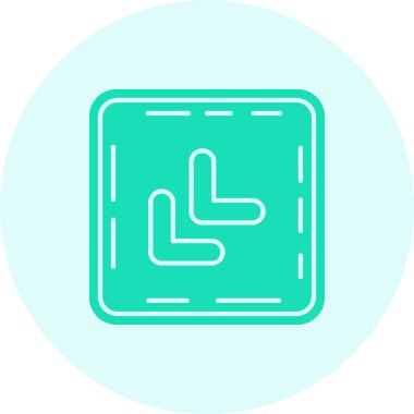 Harita. Web simgesi basit illüstrasyon