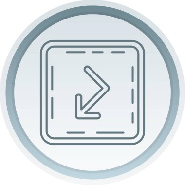 ok simgesinin vektör illüstrasyonu