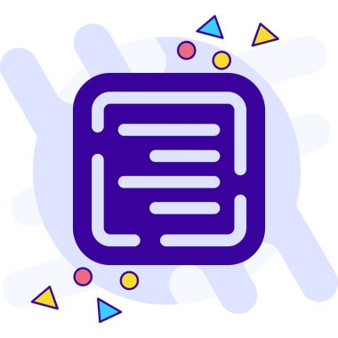 renk web simgesi. Beyaz arkaplanda illüstrasyon