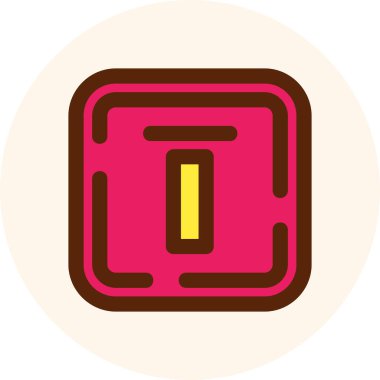 çikolata simge vektör çizim