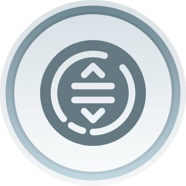 Benzersiz para simgesi vektör illüstrasyonu