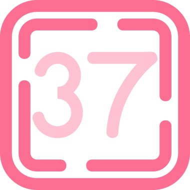 4 numaralı simge işareti tasarımı