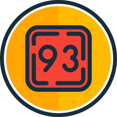 93. Yıl dönümü simgesi tasarımı