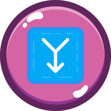 Saat simgesi, vektör illüstrasyonu