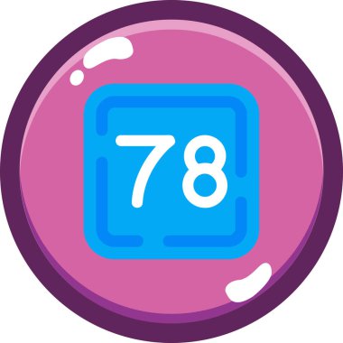 Çizgi film çıkartmasının vektör illüstrasyonu