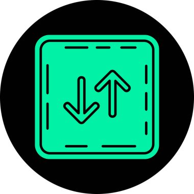 ok simgesi vektör illüstrasyonu