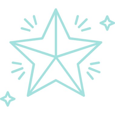 yıldız, yıldız, vektör simgesi