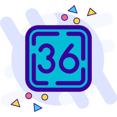 4 numaralı simge tasarımı.