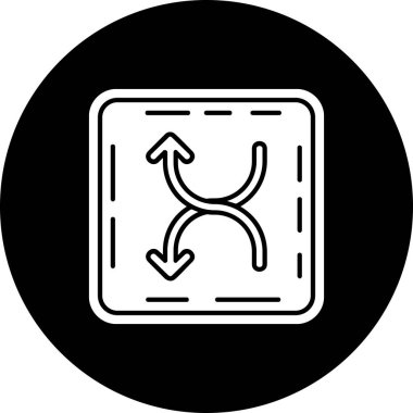 ok simgesi vektör illüstrasyonu