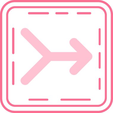 Eğilim biçimi izole edilmiş arkaplanda sol ok simgesi