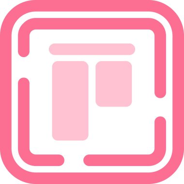 Tek bir simgenin vektör illüstrasyonu