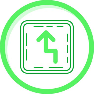 vektör simgesini kapat. bu yuvarlak düz sembol beyaz arkaplanda yeşil ve gri renklerle çizilir.