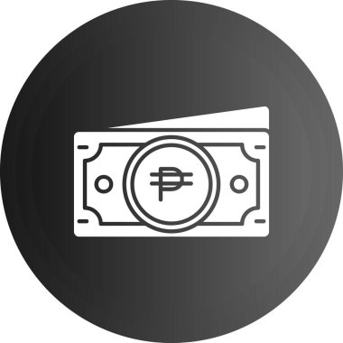 vektör Doları bill simgesi