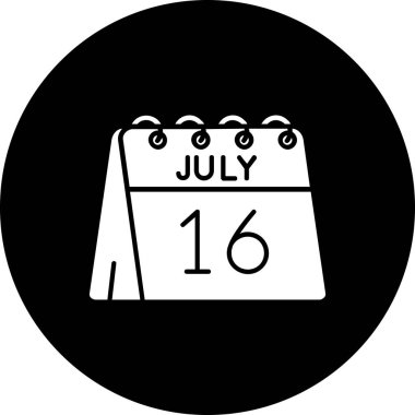 Ağustos sembol tasarımı, vektör illüstrasyonu