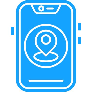 mobil konum GPS simgesi