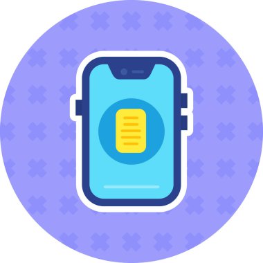 Telefon simgesi vektör illüstrasyonu