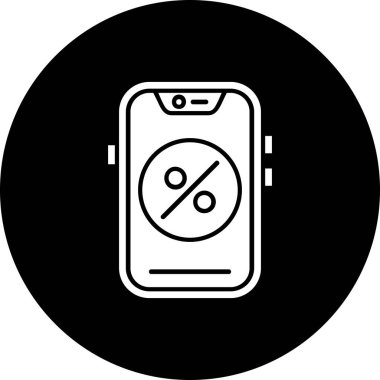 akıllı telefon simgesi vektör illüstrasyonu